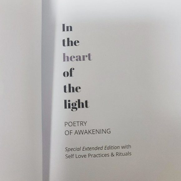 In the Heart of the Light: Poetry of Awakening Paperback, Ashley Lord - Picture 2 of 2